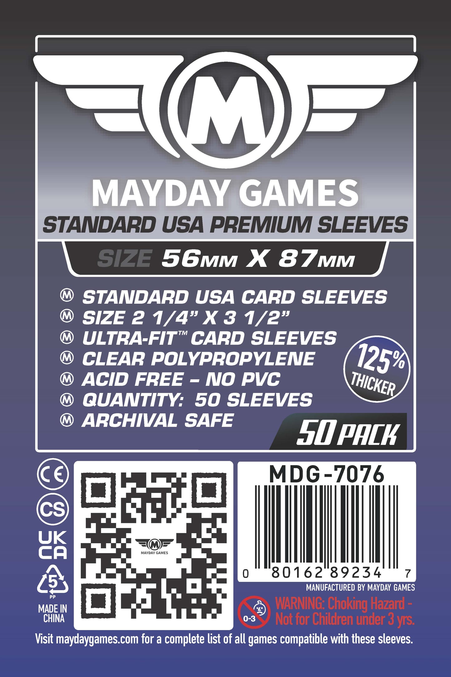 Standard USA Card Sleeves (56x87mm)