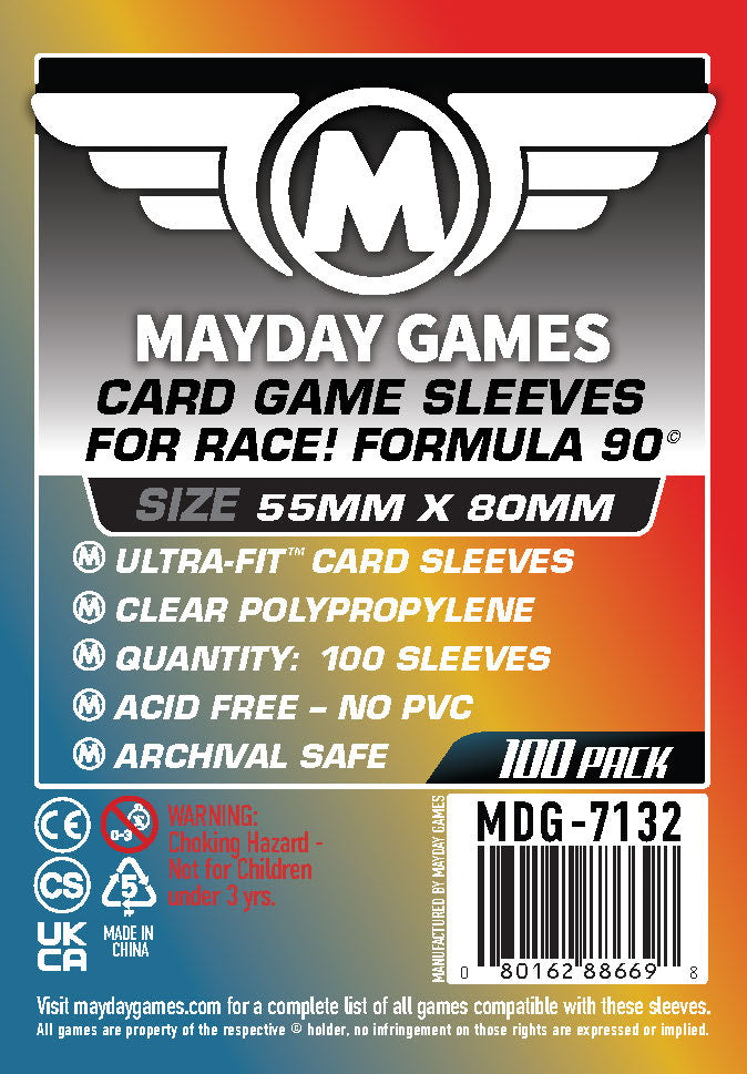 "Race! Formula 90" Card Sleeves - Ultra Fit (55x80mm)