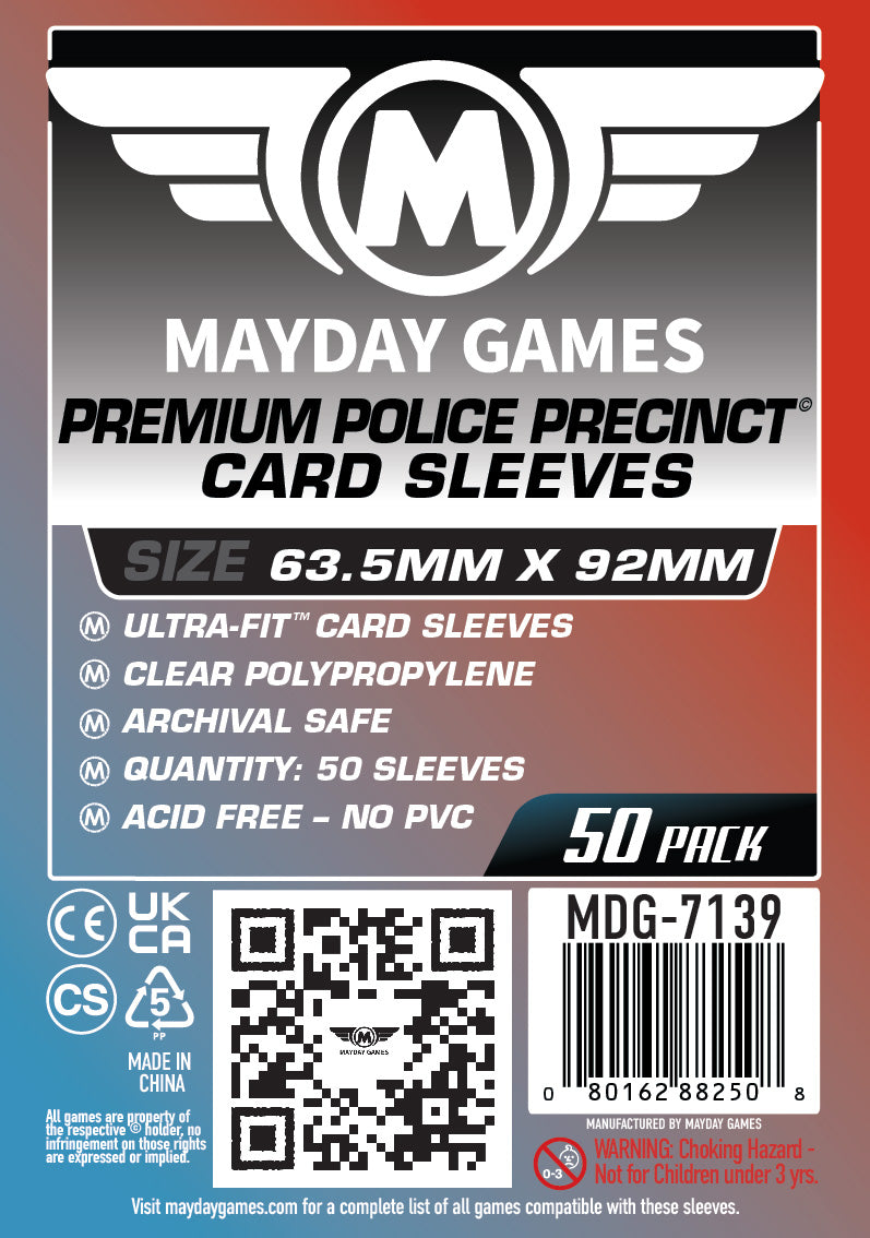 "Police Precinct" Card Sleeves - Ultra Fit (63.5x92mm)