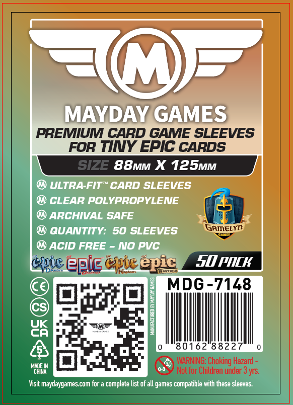 "Tiny Epic Kingdoms" Card Sleeves (88x125mm)