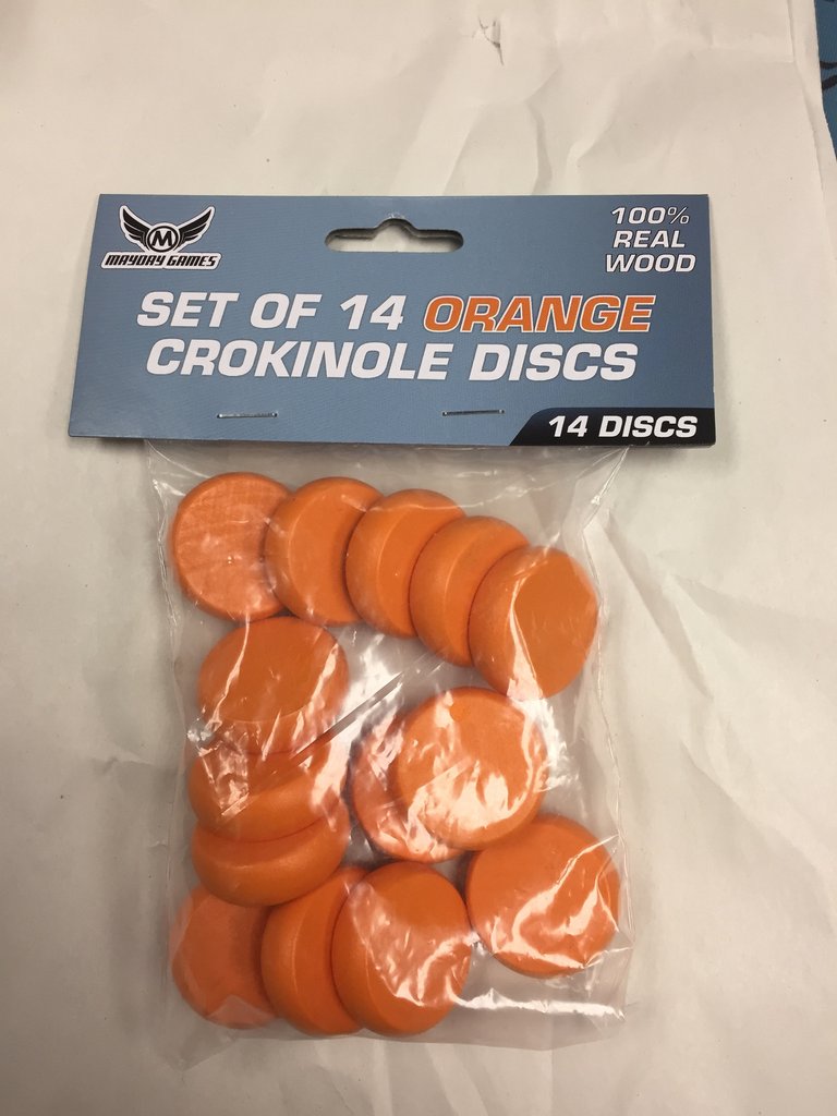 14 Count Standard Crokinole Discs (Choose from 9 colors)