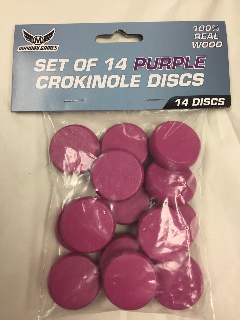 14 Count Standard Crokinole Discs (Choose from 9 colors)