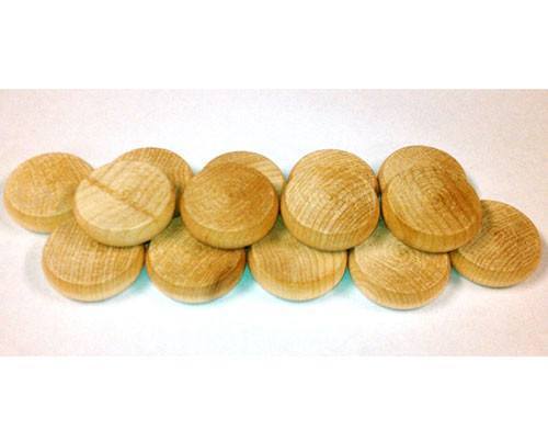 14 *MINI* Wooden Crokinole Discs - 1 1/8 inch version (Several Colors to Choose from)