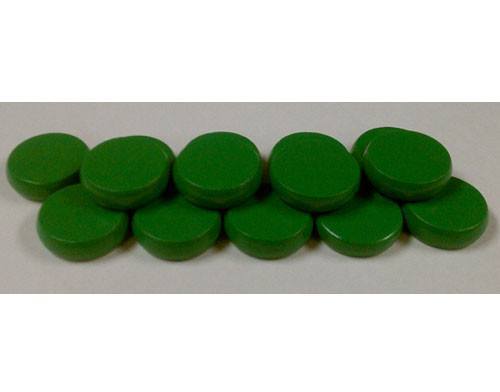 14 *MINI* Wooden Crokinole Discs - 1 1/8 inch version (Several Colors to Choose from)