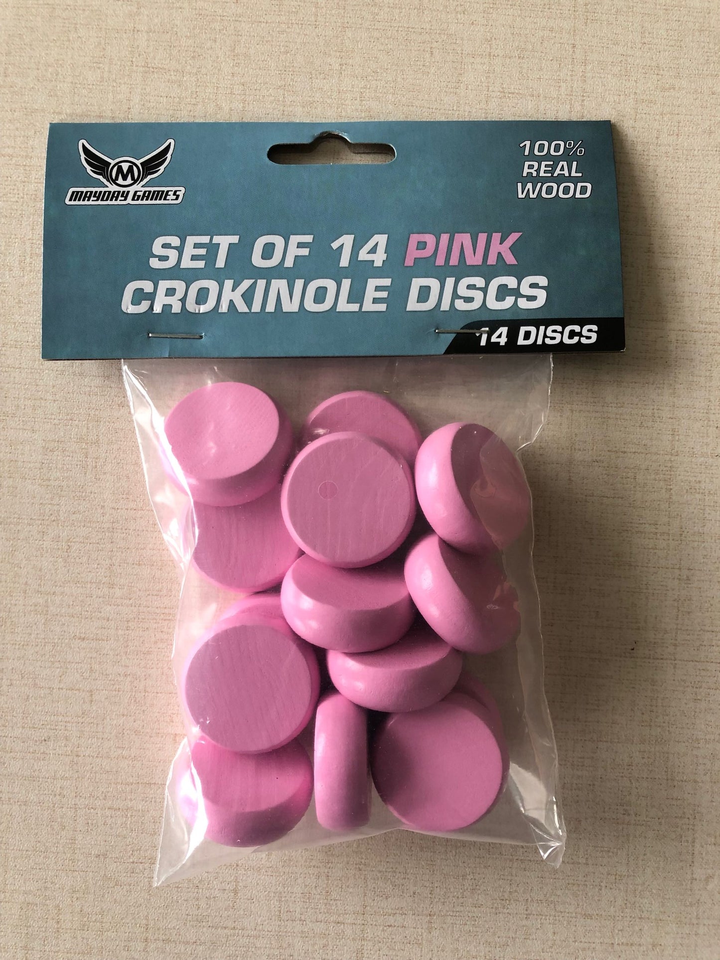 14 Count Standard Crokinole Discs (Choose from 9 colors)