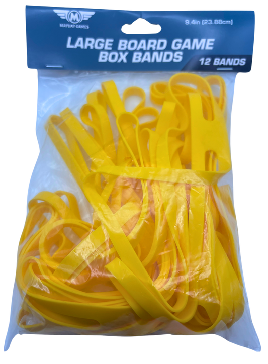 12 Pack of Large Board Game Box Bands (9.4 inches)