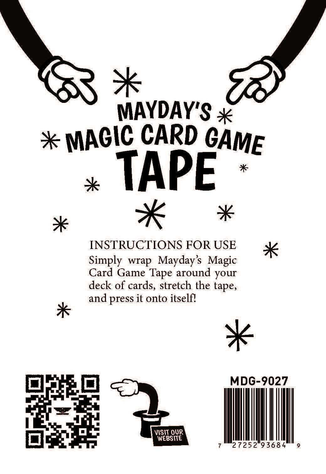 Mayday’s Magic Card Game Tape (2"x 50 feet)
