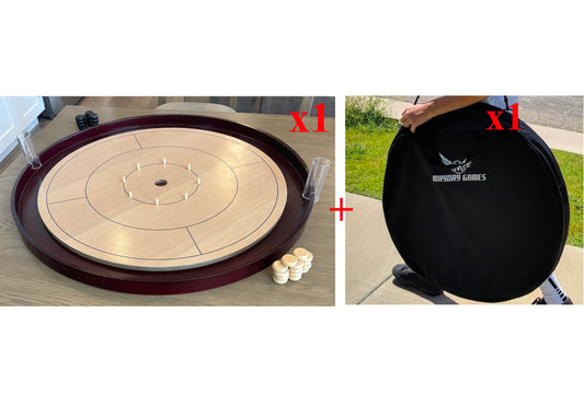 Crokinole TOURNAMENT Edition Hardwood Board (2026 Edition) Maple Or Cherry PREORDER