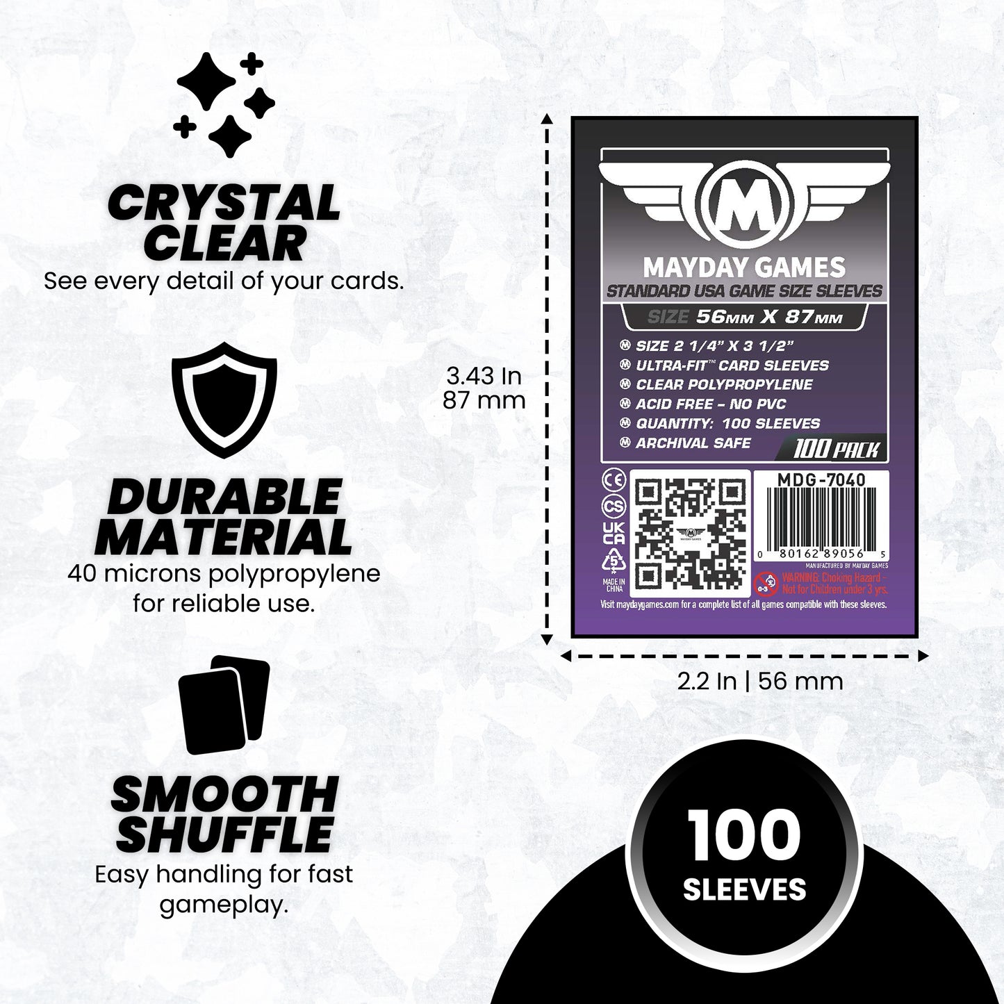 Standard USA Card Sleeves (56x87mm)
