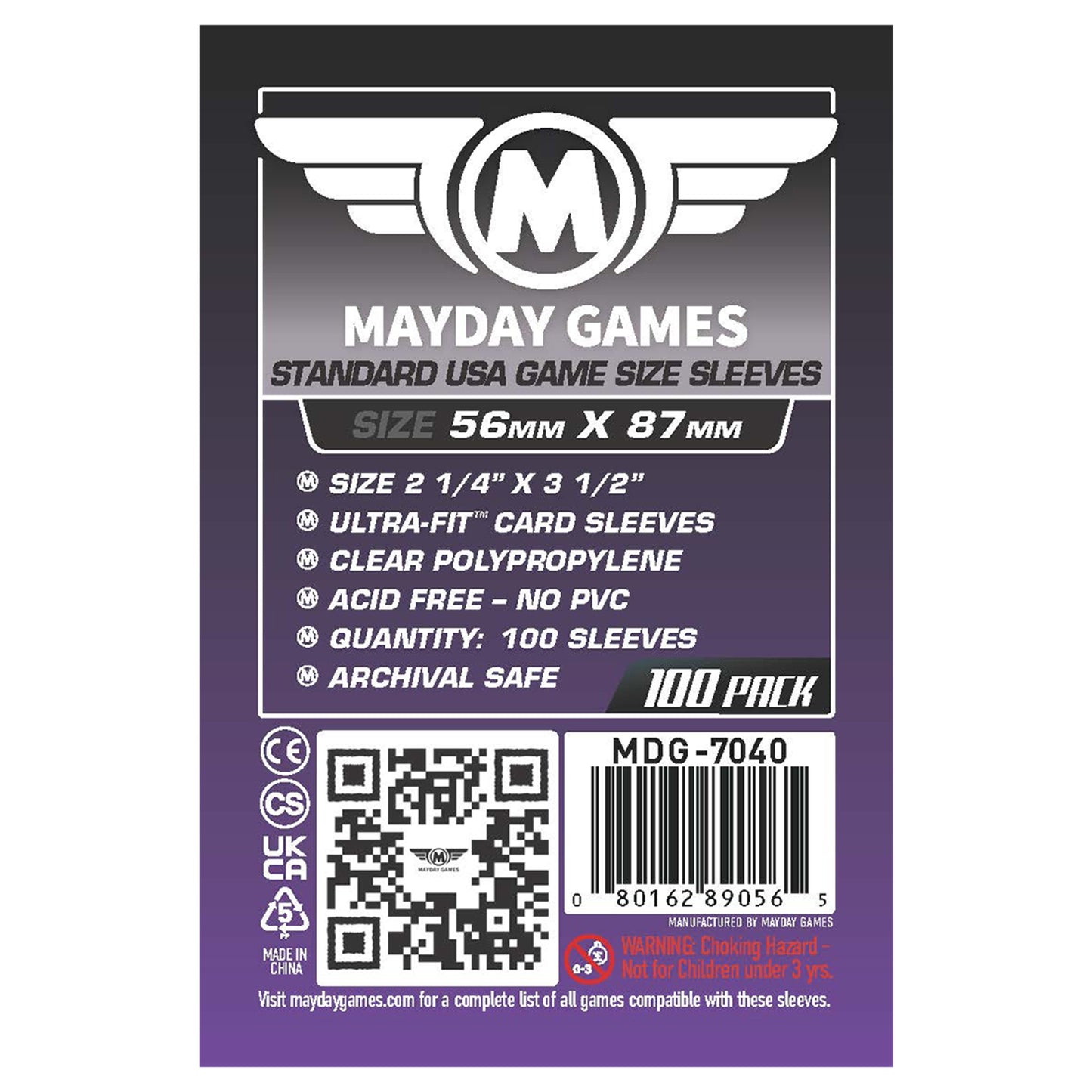 Standard USA Card Sleeves (56x87mm)