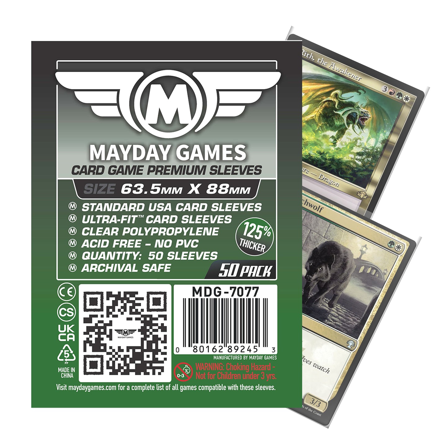 Card Game Card Sleeves (63.5x88mm) (Premium 7077 or Standard 7041)