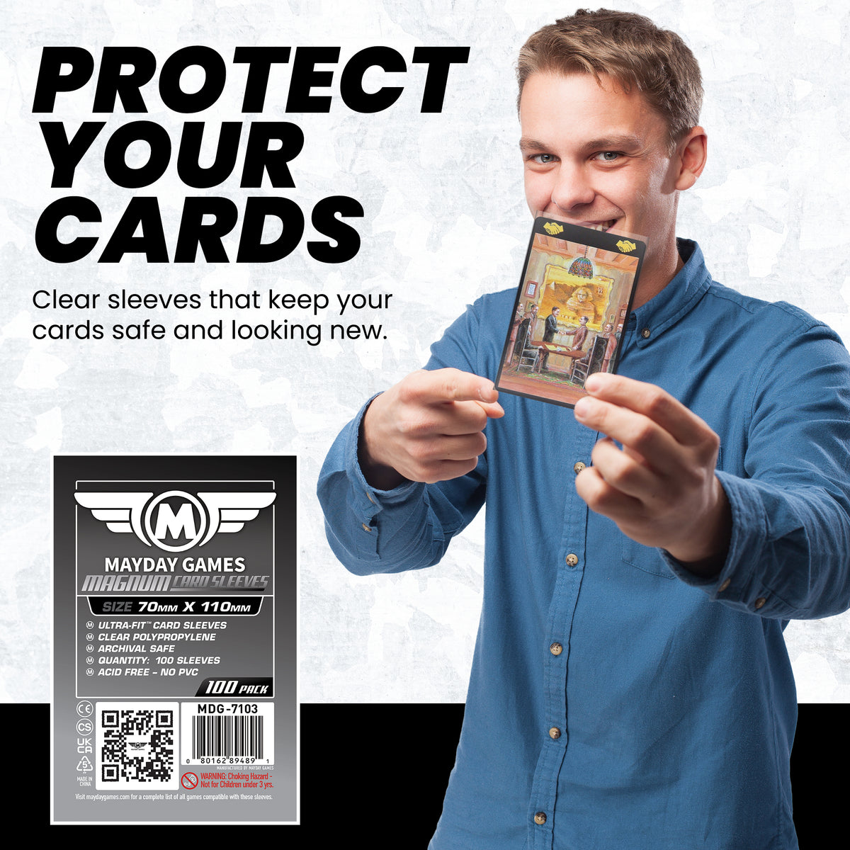 "Lost Cities" Card Sleeves - Magnum Ultra-Fit  (70x110mm)