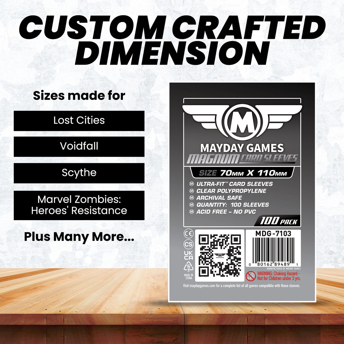 "Lost Cities" Card Sleeves - Magnum Ultra-Fit  (70x110mm)