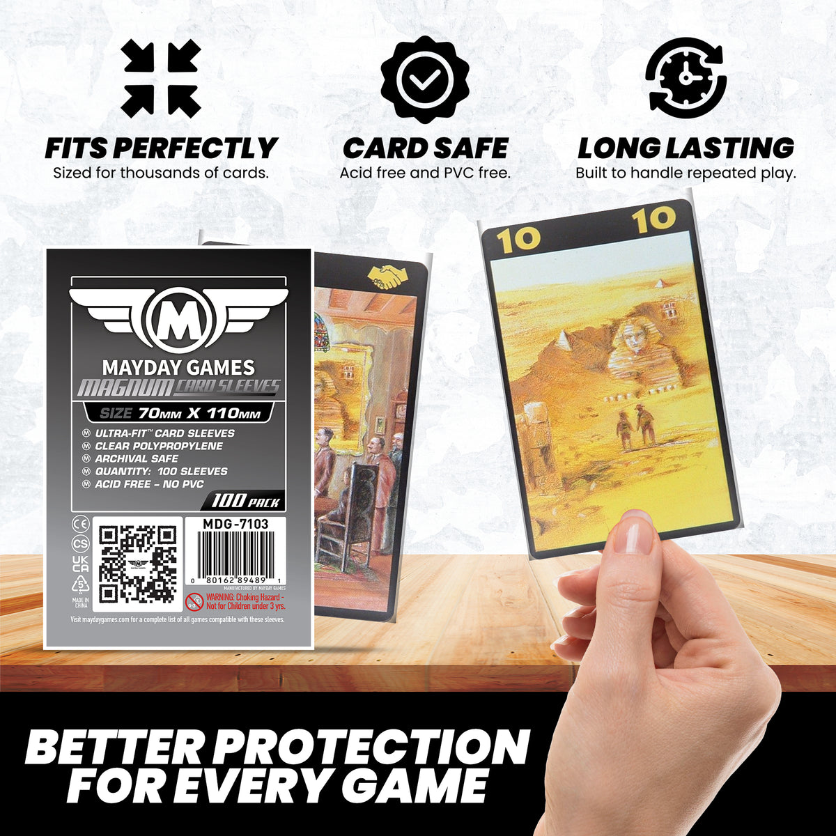 "Lost Cities" Card Sleeves - Magnum Ultra-Fit  (70x110mm)
