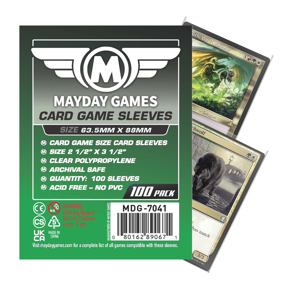 Card Game Card Sleeves (63.5x88mm) (Premium 7077 or Standard 7041)