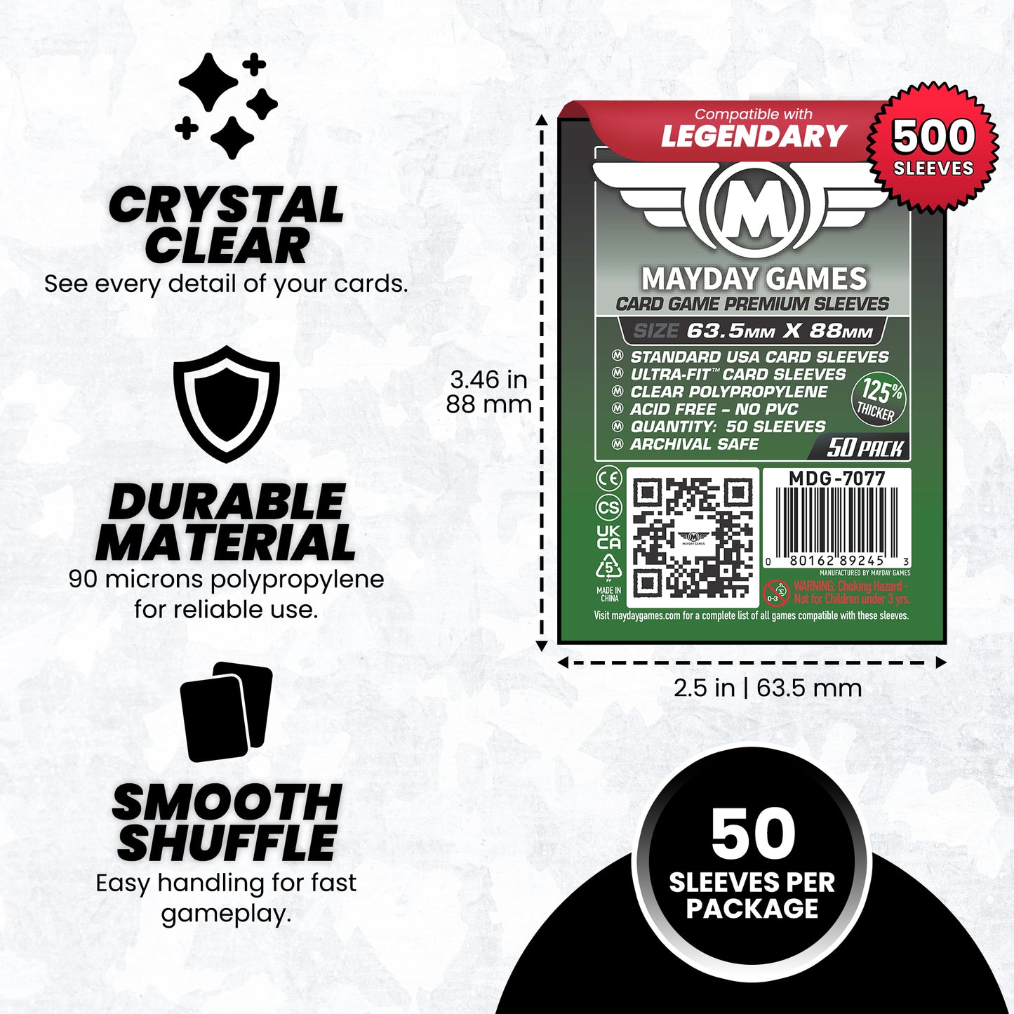 "Legendary" Compatible Card Sleeve Bundle