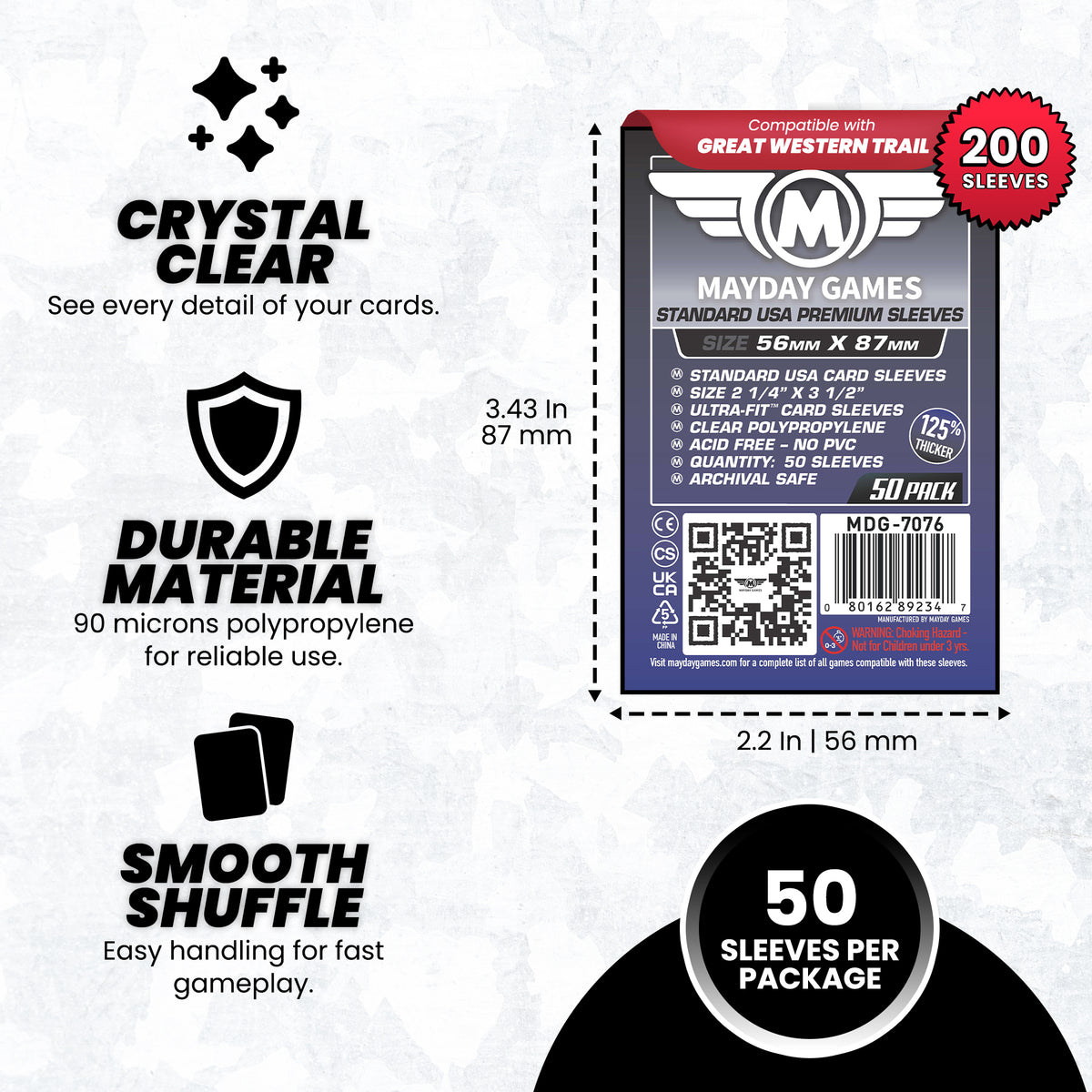 "Great Western Trail" Compatible Card Sleeve Bundle