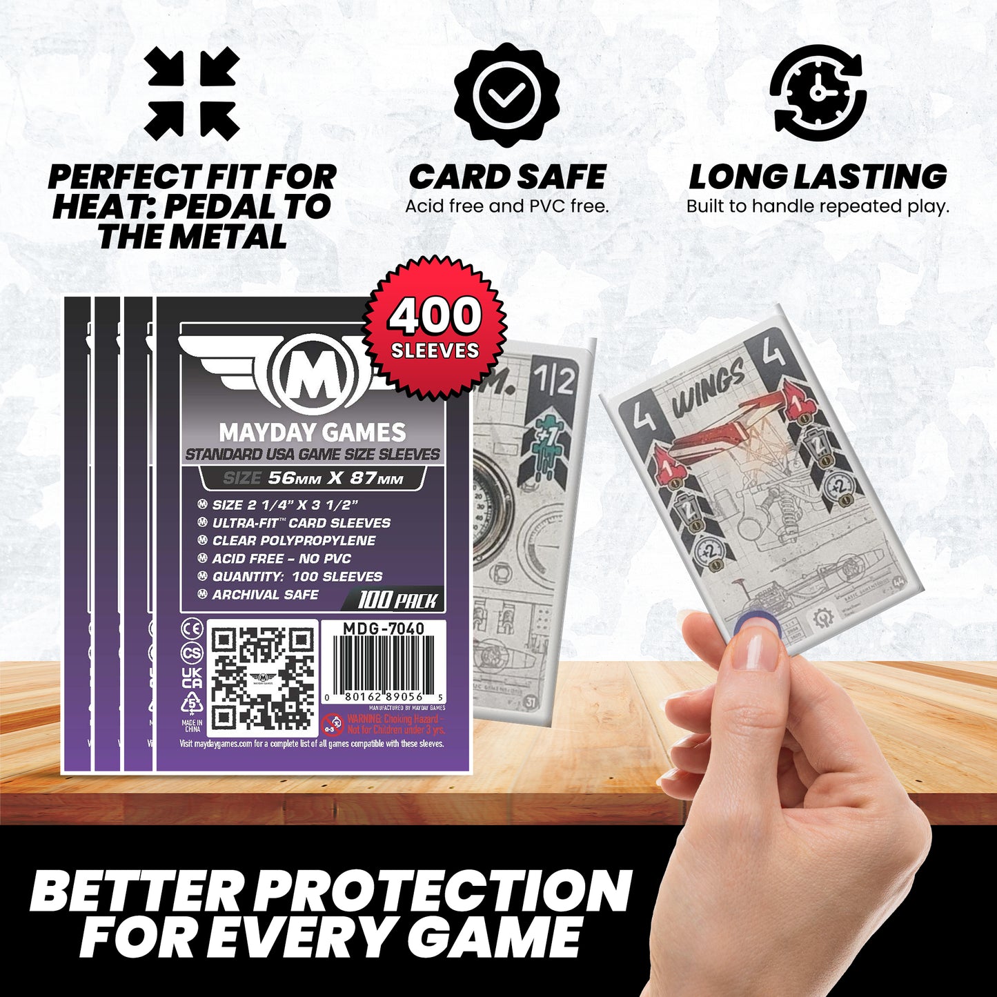 "Heat: Pedal to the Metal" Compatible Card Sleeve Bundle