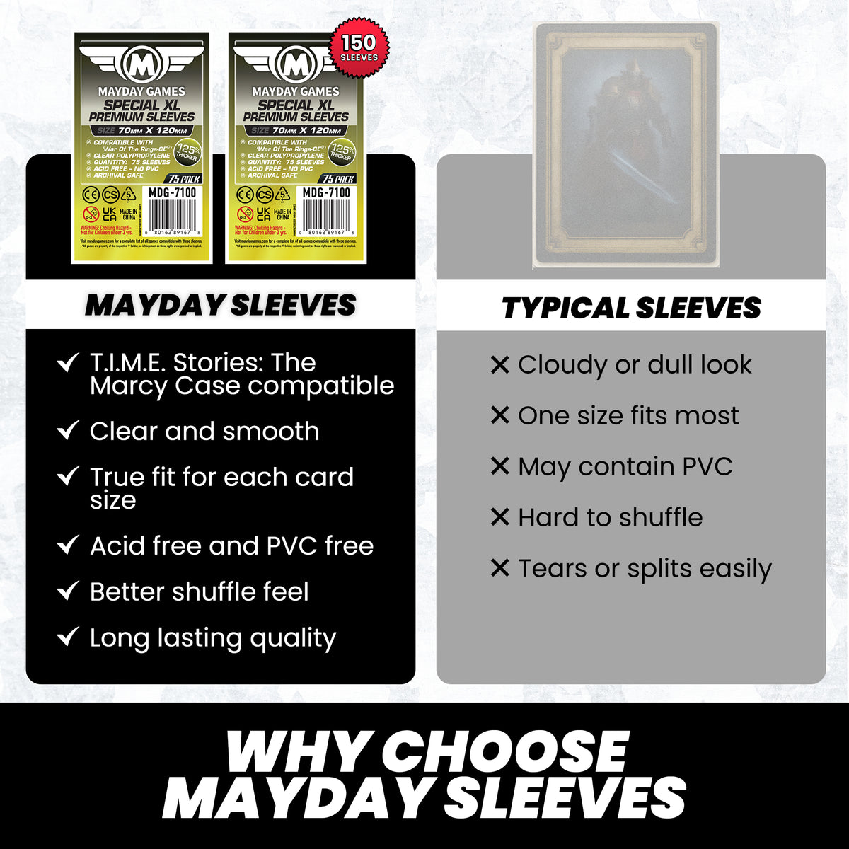 "T.I.M.E. Stories: The Marcy Case" Compatible Card Sleeve Bundle