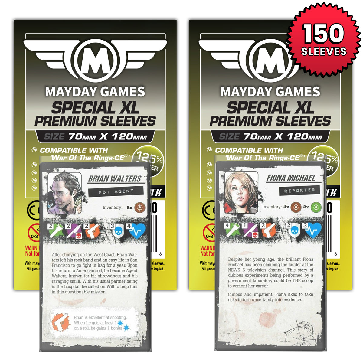 "T.I.M.E. Stories: The Marcy Case" Compatible Card Sleeve Bundle