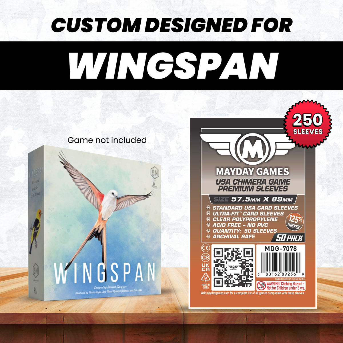 "Wingspan" Compatible Card Sleeve Bundle