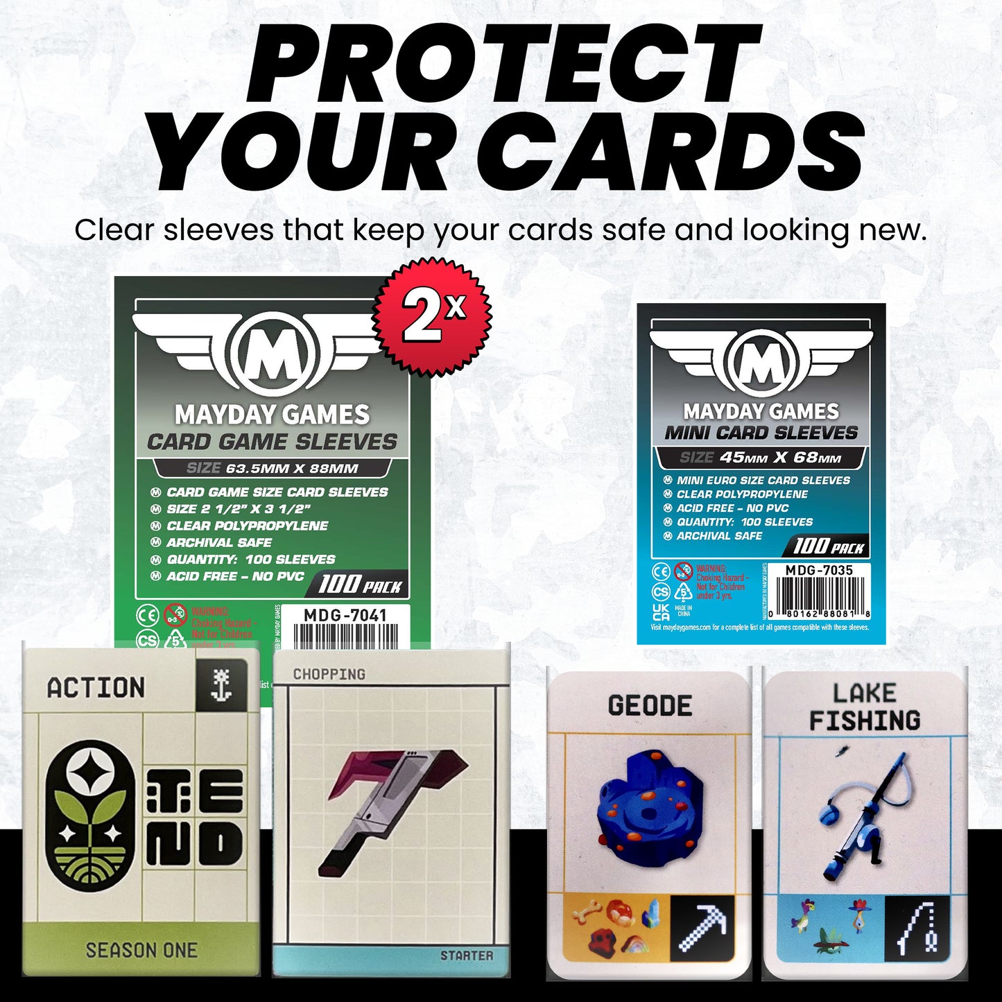 "Tend" Compatible Card Sleeve Bundle