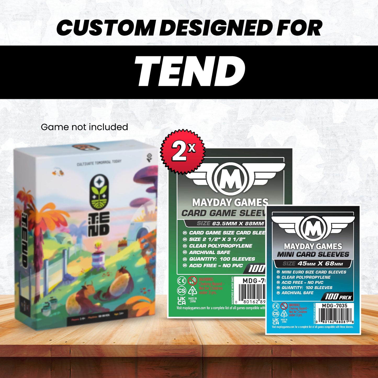 "Tend" Compatible Card Sleeve Bundle