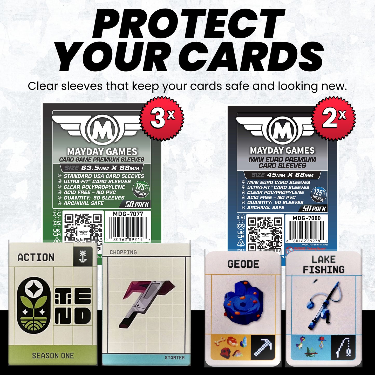 "Tend" Compatible Card Sleeve Bundle