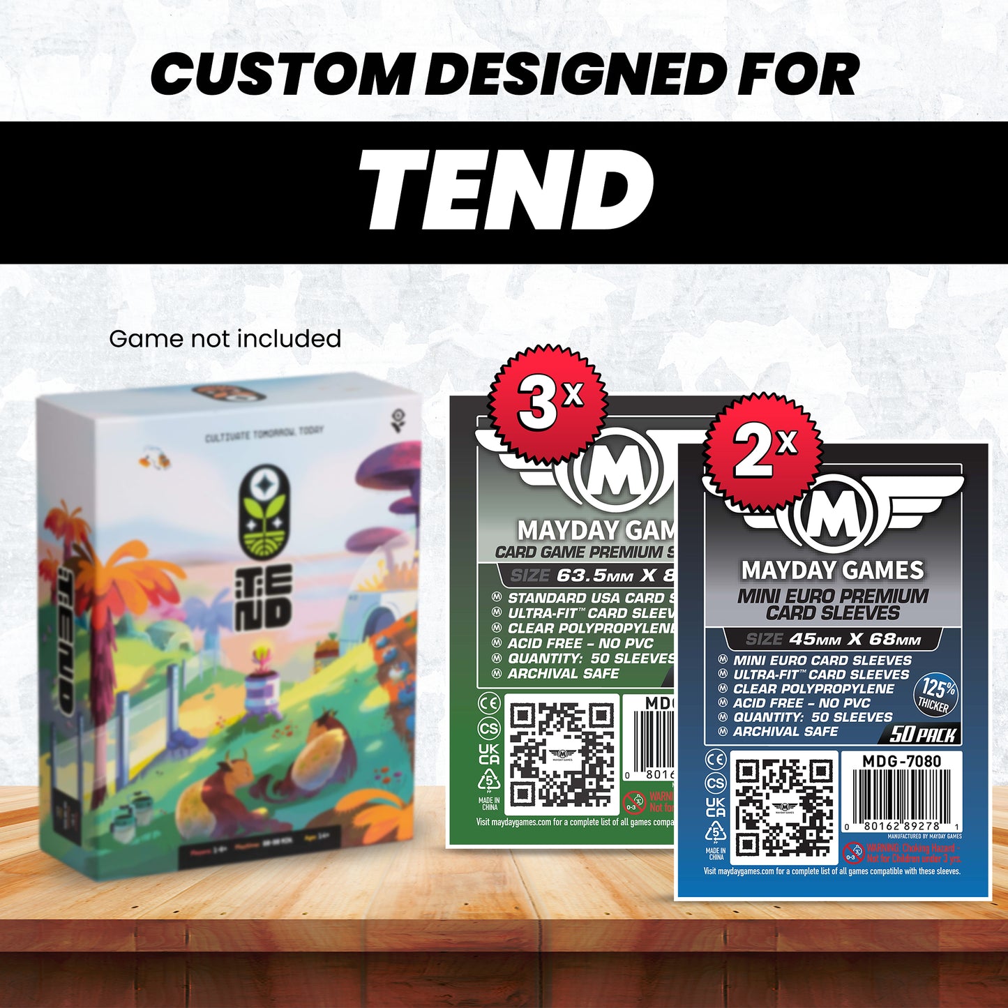 "Tend" Compatible Card Sleeve Bundle