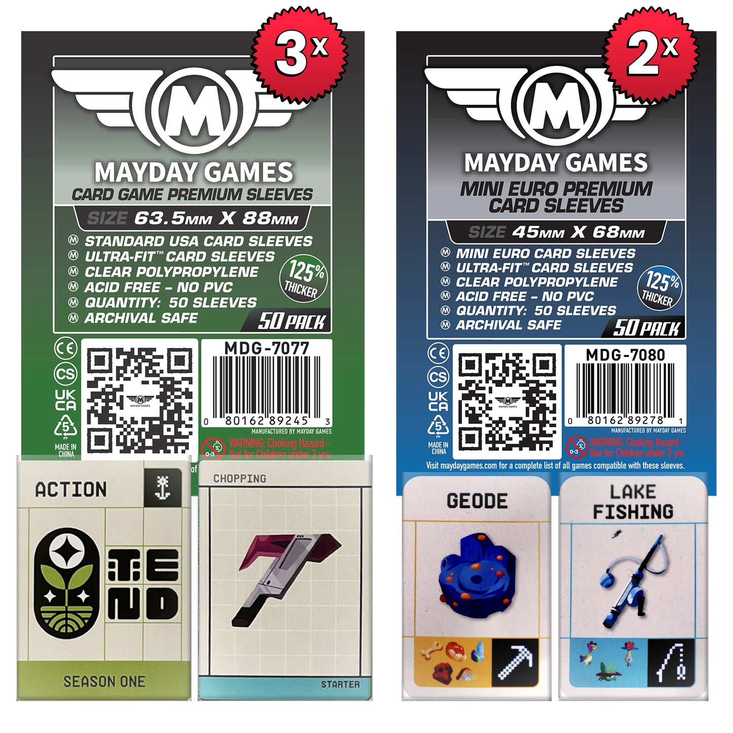 "Tend" Compatible Card Sleeve Bundle