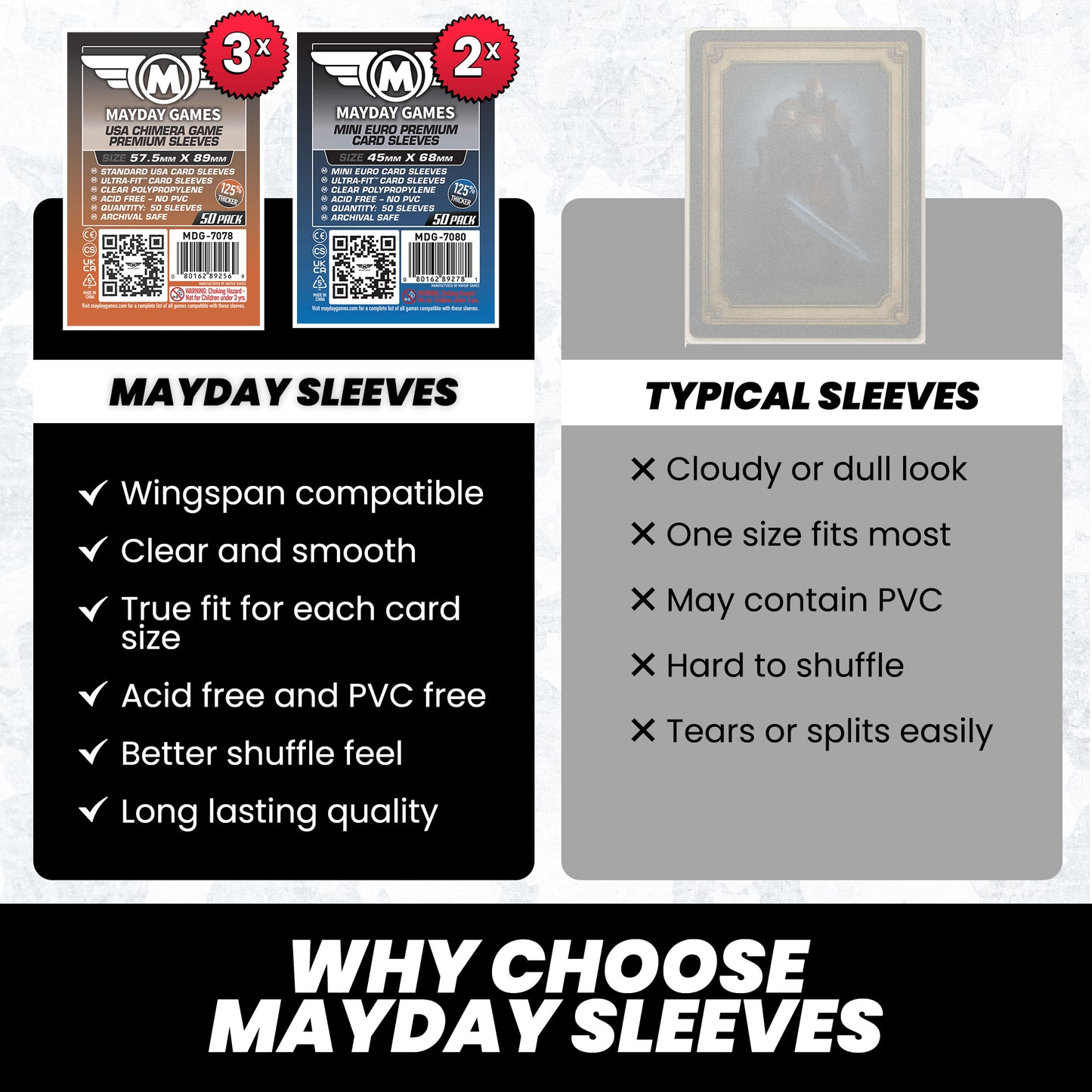 "Wingspan: Americas Expansion" Compatible Card Sleeve Bundle
