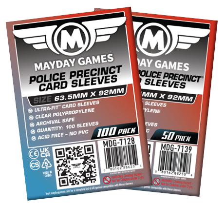 "Police Precinct" Card Sleeves - Ultra Fit (63.5x92mm)