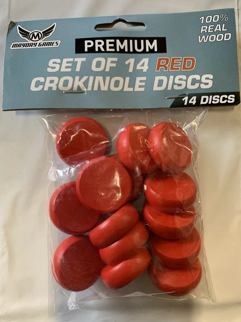 14 Count Standard Crokinole Discs (Choose from 9 colors)