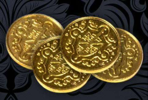 50 Metal Coin Board Game Upgrade Set (Pirate Coins)