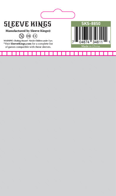 "Kpop XL" Size (80 x 130 MM) 110 Pack, 60 Microns, SKS-8850