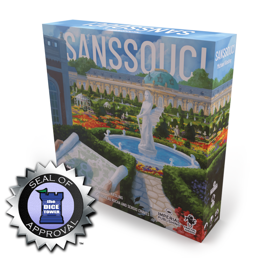 Sanssouci 2-4 Player Board Game by Michael Kiesling  (IN STOCK)