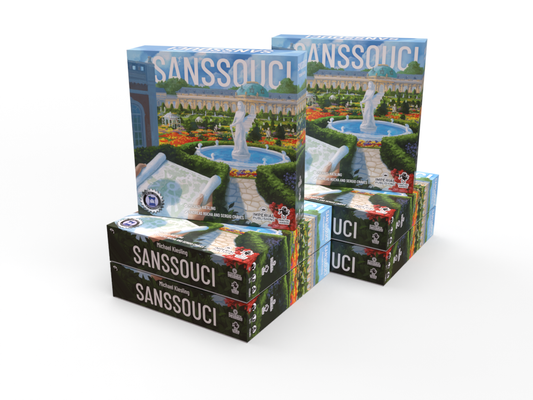 Sanssouci 2-4 Player Board Game by Michael Kiesling (Case Lot)