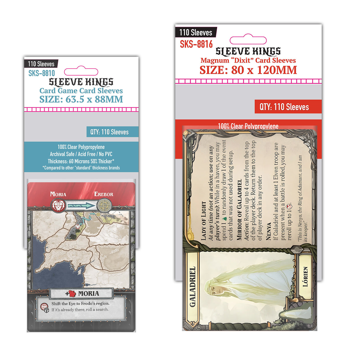 "The Lord of the Rings: Fate of the Fellowship" Compatible Sleeve Bundle (8810 x 1, 8816 x 1)