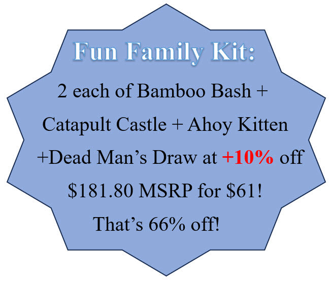 Fun Family Kit: NY Toy Fair Show Special Bundle #3 (66% OFF MSRP)