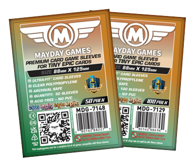 "Tiny Epic Kingdoms" Card Sleeves (88x125mm)