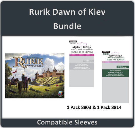 "Rurik: Dawn of Kiev" Compatible Sleeve Bundle (8814 X 1 + 8803 X 1)