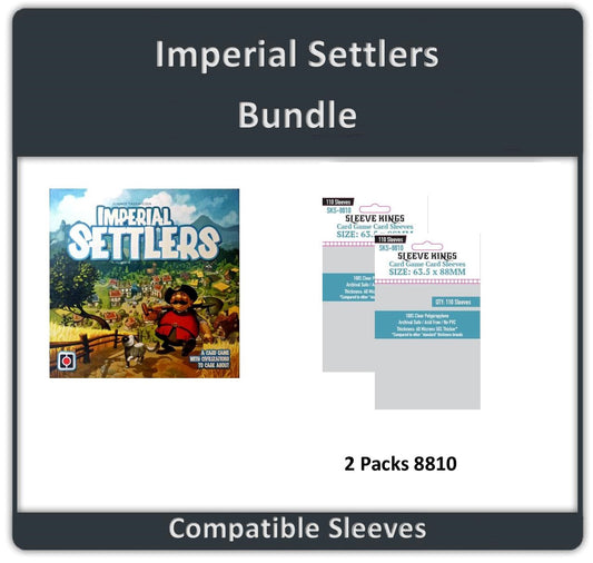 "Imperial Settlers" Compatible Sleeve Bundle (8810 X 2)