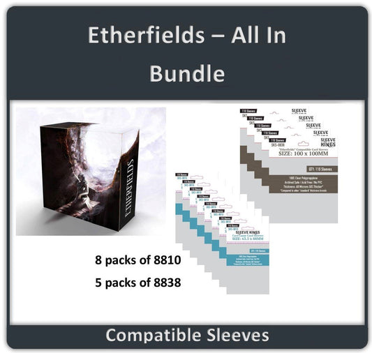 "Etherfields All-in" Compatible Sleeve Bundle (8810 X 8 + 8838 X 5)