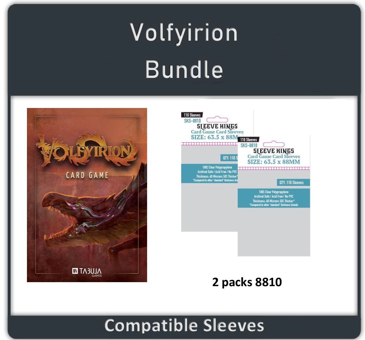 "Volfyirion" Compatible Sleeve Bundle (8810 X 2)