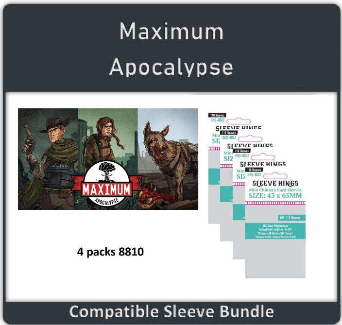 "Maximum Apocalypse" Compatible Sleeve Bundle (8810 X 4)