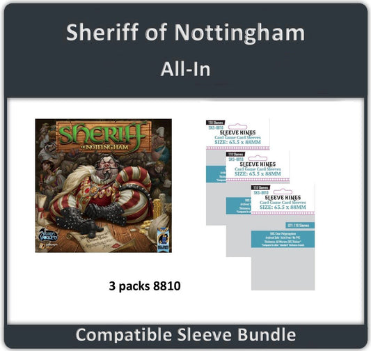 "Sheriff of Nottingham All In" Compatible Sleeve Bundle (8810 X 3)