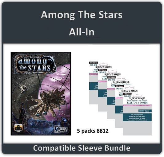 "Among the Stars All In" Compatible Sleeve Bundle (8812 X 5)