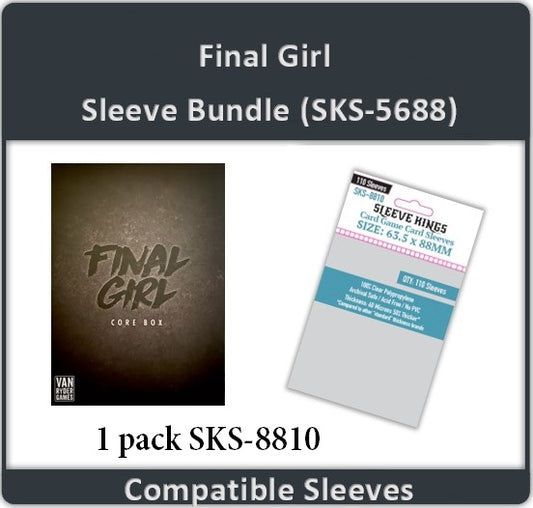 "Final Girl" Compatible Card Sleeve Bundle (8810 X 1)