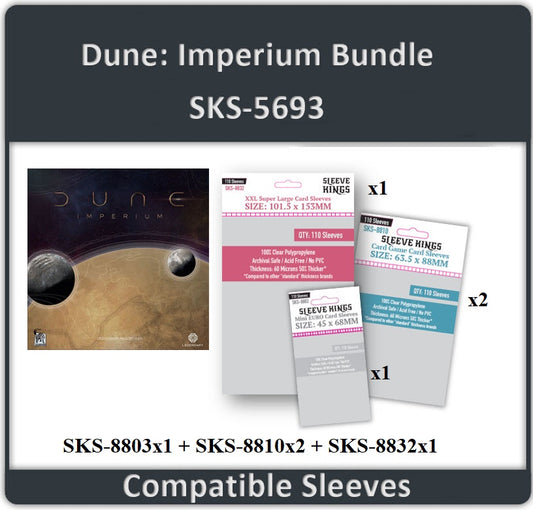 "Dune: Imperium" Compatible Sleeve Bundle (8803 X 1 + 8810 X 2 + 8832 X 1)