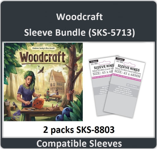 "Woodcraft" Compatible Card Sleeve Bundle (8803 x 2)